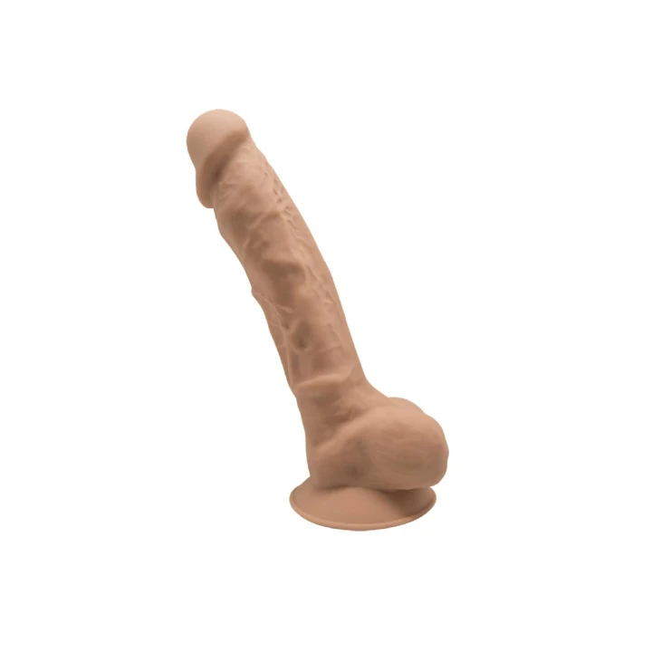 Dildo SilexD Model 1, 18 cm, silikon podwójnej gęstości, z przyssawką