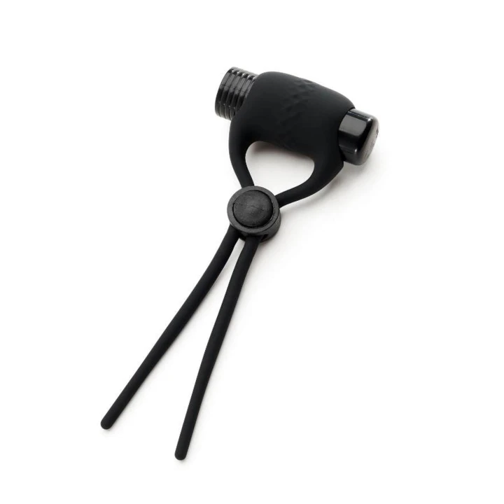 Pierścień erekcyjny regulowany z wibracjami, silikonowy, 10 trybów, wodoodporny