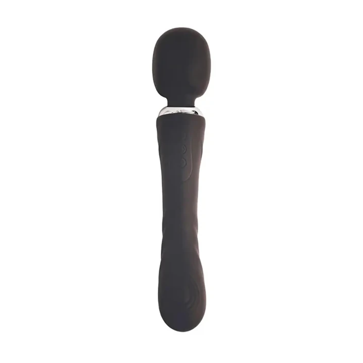 Wibrator G-spot i łechtaczkowy, silikonowy, 2 silniki, 12 trybów wibracji, 24 cm