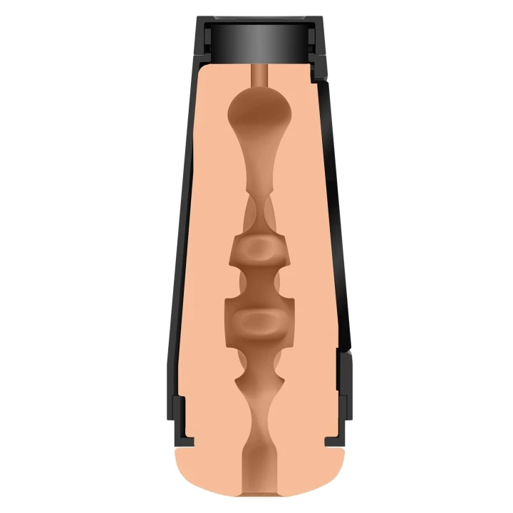 Masturbator ULTRASKYN Chad White, teksturowane wnętrze, regulowana płytka nacisku