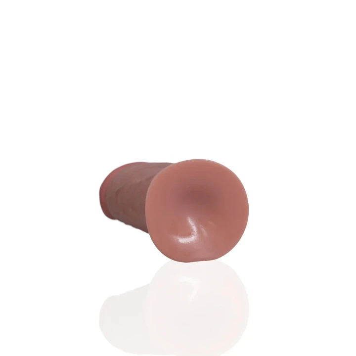 Dildo RealRock, PVC, 20,3 cm, realistyczny, mocna przyssawka, gładka powierzchnia