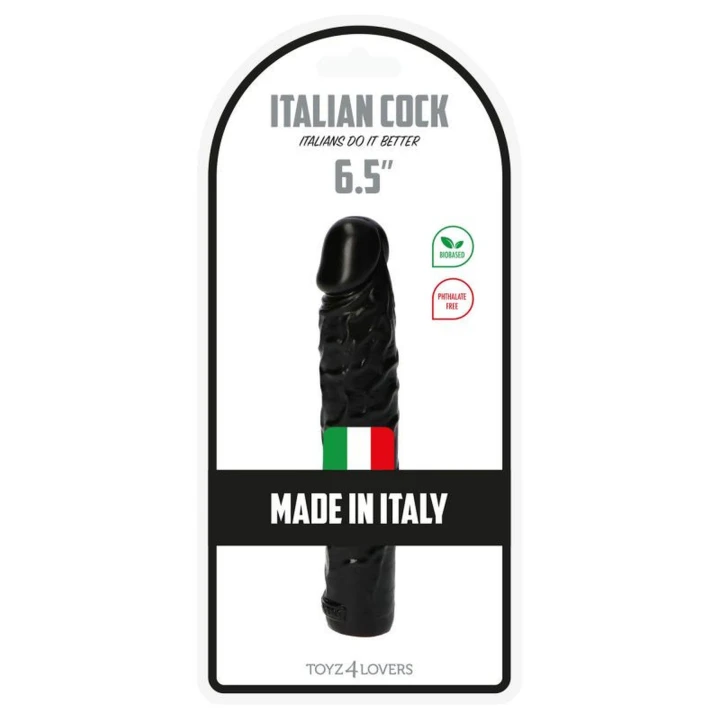 Dildo analne Zeno Black, 16,5 cm, wodooporny, z realistycznymi żyłkami