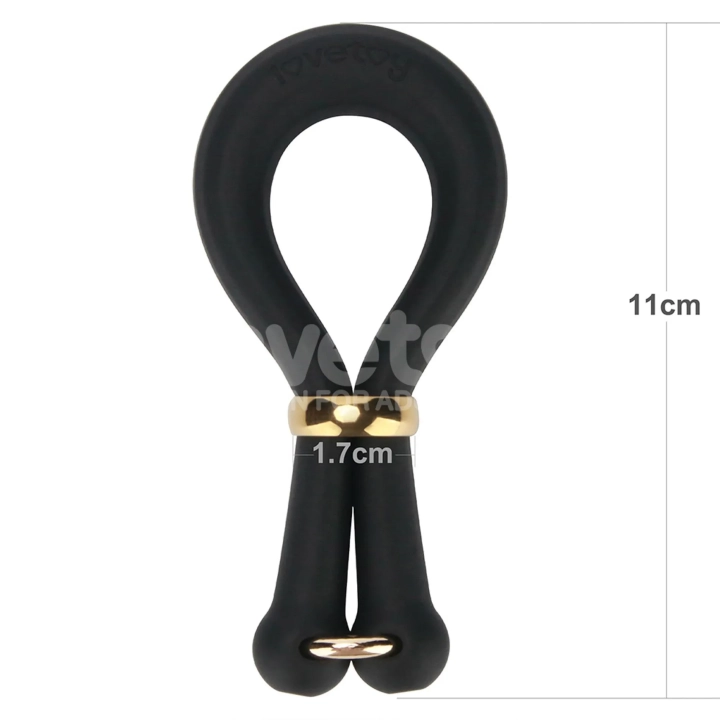 Pierścień silikonowy AnyFit Pro – regulowany, podwójna pętla, medyczny silikon, 18 cm