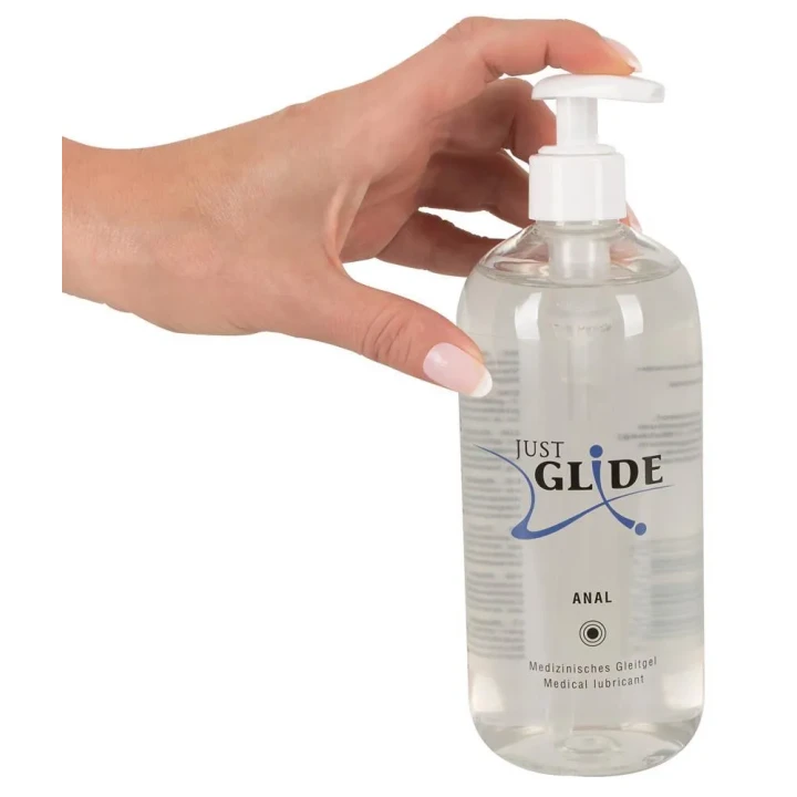 Lubrykant analny Just Glide, medyczny na bazie wody, wegański, 500 ml