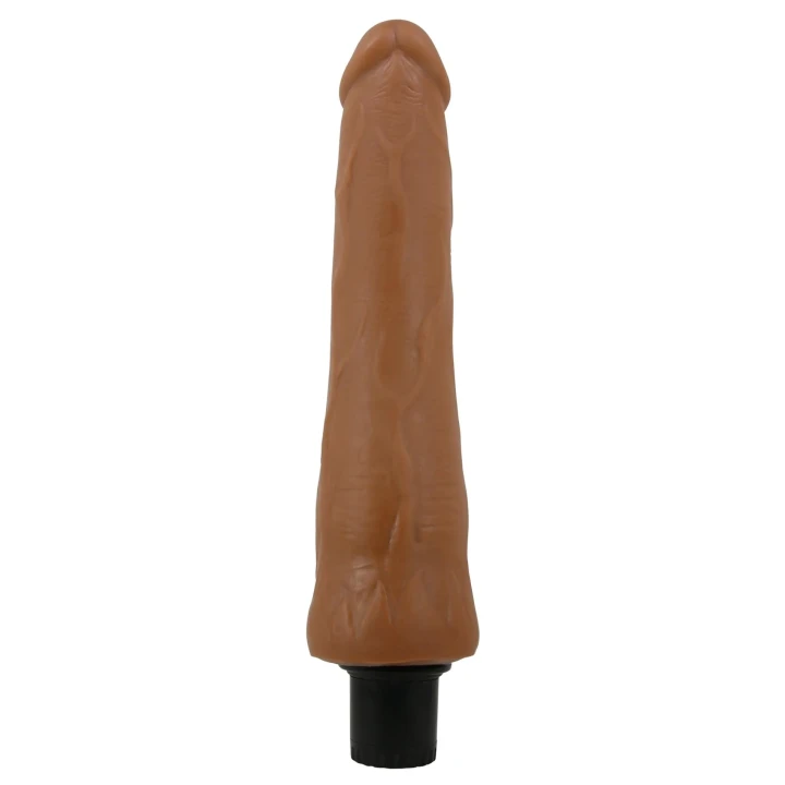 Dildo BAILE - Realistyczny, Wibracje, Materiał: TPR/ABS, 8.8