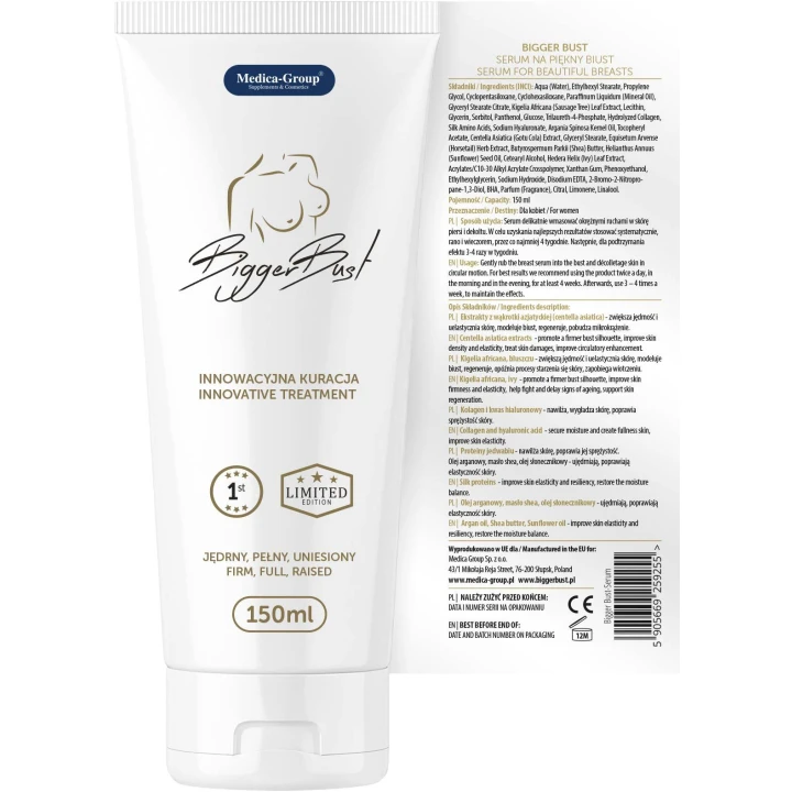 Serum do biustu BiggerBust - ujędrniające, regenerujące, nawilżające
