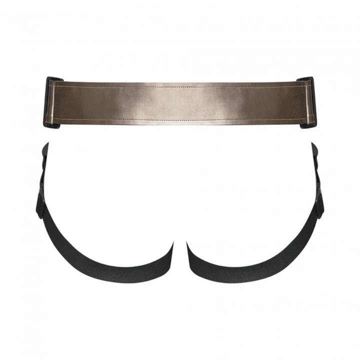 Szelki strap-on-me® Curious - regulowane, z sztucznej skóry, kompatybilne z dildami