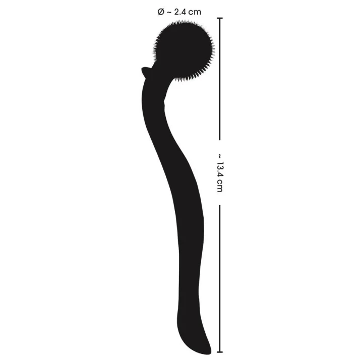 Mikroskalowany pinwheel Fetish Collection, stal nierdzewna, 13,4 cm, 250 kolców