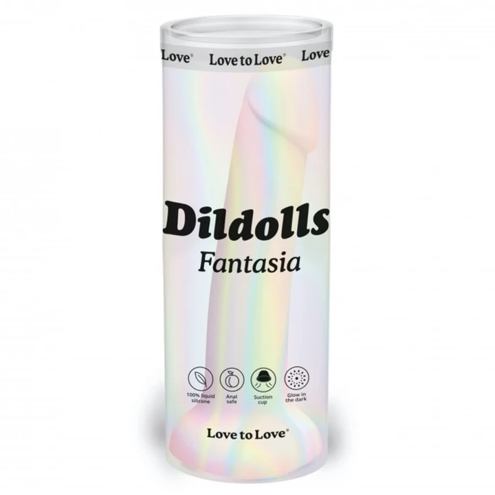 Dildo Silikonowy - DilDolls Fantasia, 100% Wodoodporny, Ergonomiczny Kształt