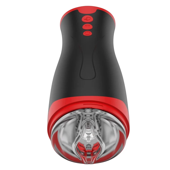 Masturbator FUSION X - Wibrujący, Głęboki Squeeze, Wodoodporny IPX5, 10 Trybów