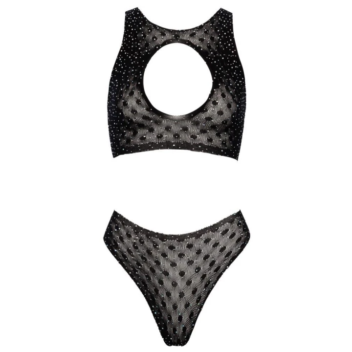 Top, COTTELLI LINGERIE, elastyczny, połysk kamieni, bezszwowy design