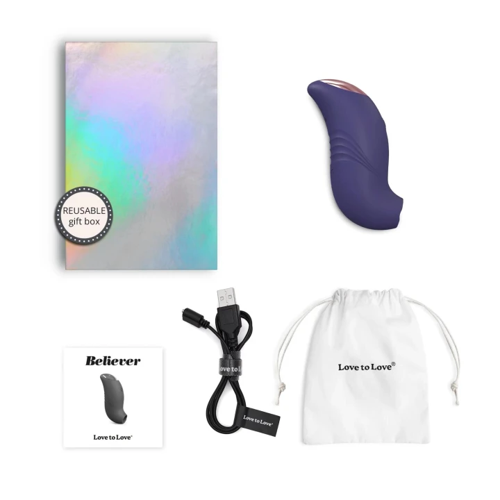 Stymulator łechtaczkowy Believer - wodoodporny, 5 trybów, ergonomiczny design