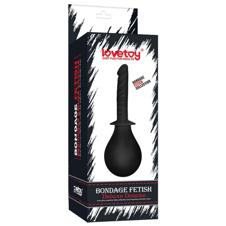 Douch analny Fetish Deluxe, silikonowy, 5 otworów natryskowych, antystatyczny