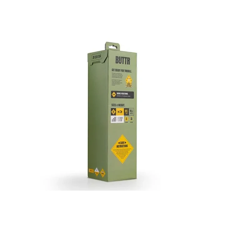 Dildo BUTTR Double Trouble, 30.7 cm, 9.1 cm max średnica, analny dla ekspertów