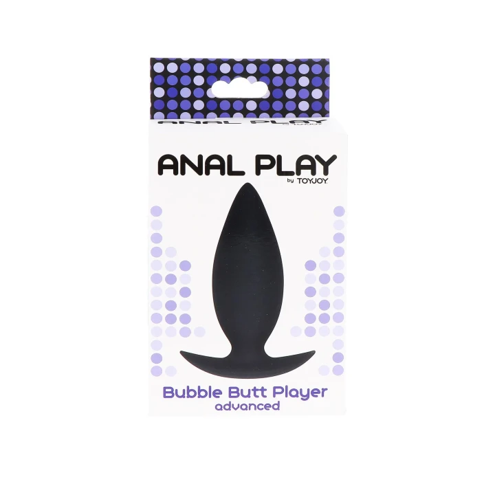 Zabawka analna Bubble Butt Player Advanced - silikon, średnica 3 cm, długość 10 cm