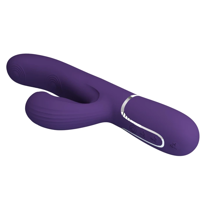 Wibrator Królik PRETTY LOVE - 7 trybów wibracji, 7 trybów stukania, silikon wodoodporny