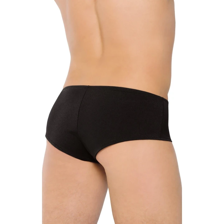 Szorty eleganckie SOFTLINE COLLECTION, czarne, z kokardką, XL, 20% elastan