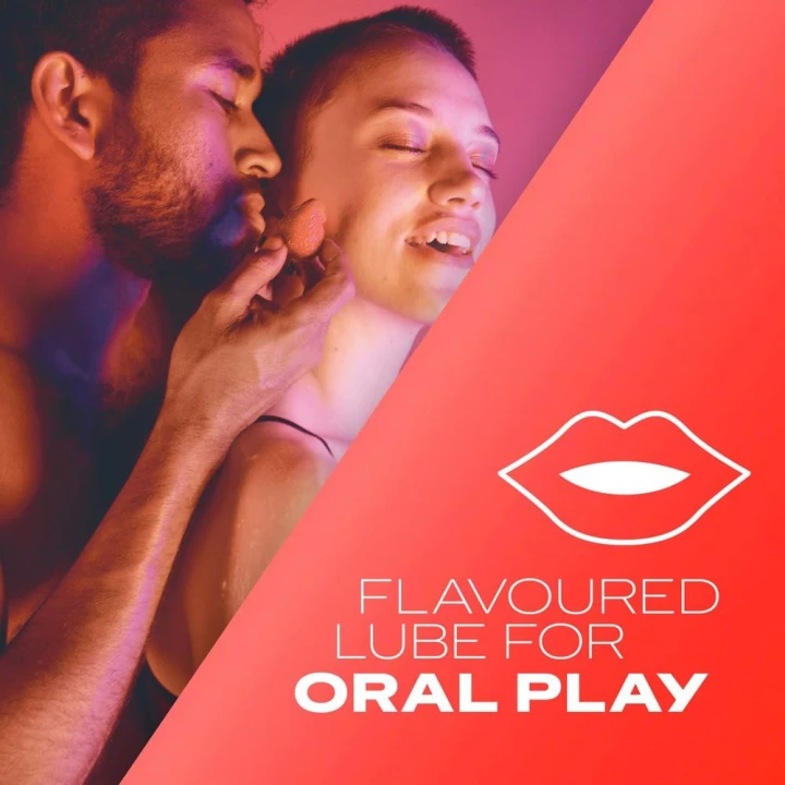 Żel intymny Durex Strawberry – smakowy, nawilżający, bezcukrowy 50 ml