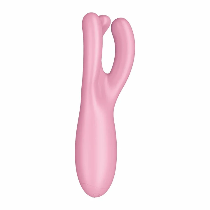 Wibrator lay-on Satisfyer Threesome 4, 12 programów, silikon medyczny, wodoodporny