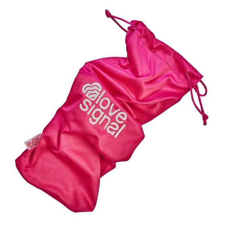 Pokrowiec na zabawki intymne Dreamtoys Love Signal – jon srebra, antybakteryjny, przenośny