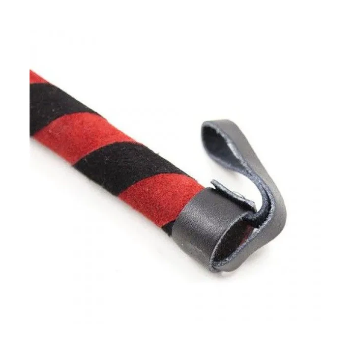 Whip skórzany Fetish Art z frędzlami - Cat o 'nine tails do BDSM