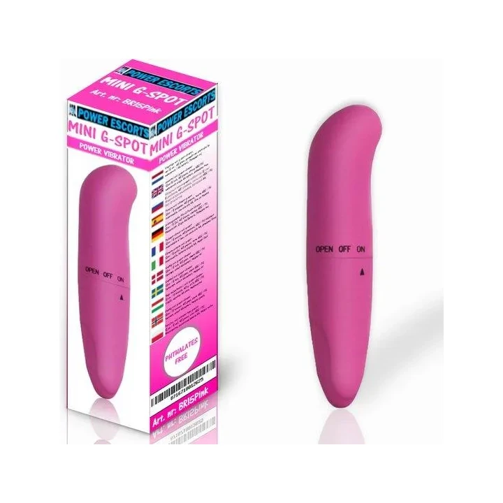 Wibrator mini G-spot, intensywne wibracje, kompaktowy rozmiar, różowy