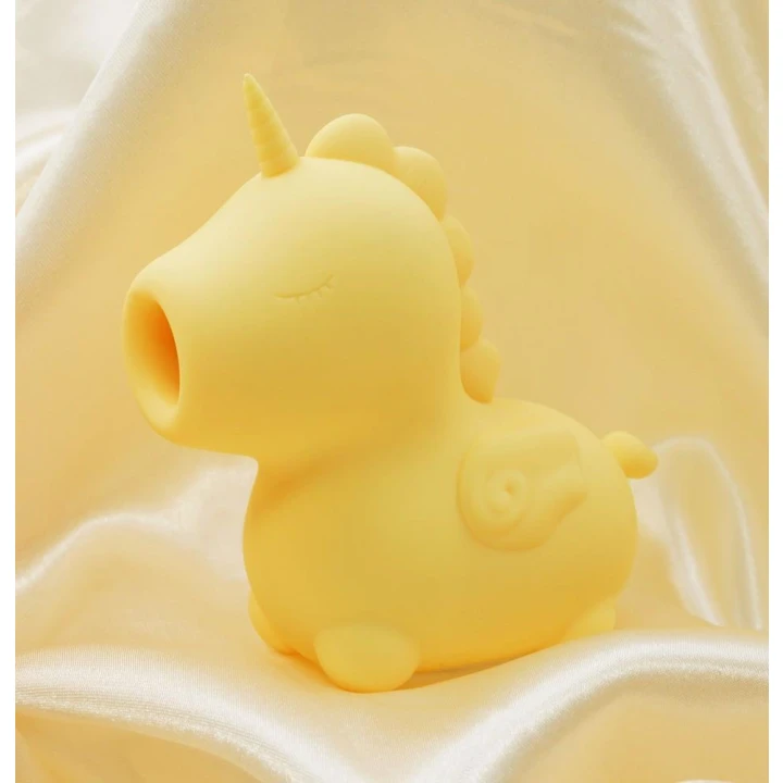 Wibrator do łechtaczki Unihorn Bean Blossom, silikon, 10 trybów wibracji, z napędem podwójnym