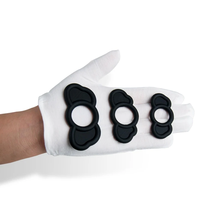 Pierścień Cock Ring 3 rozmiary - Rozciągliwy, łatwy w zakładaniu i zdejmowaniu