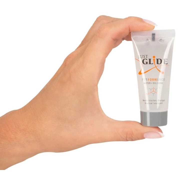 Lube medyczny Just Glide Performance 20 ml – na bazie wody, wegański, bez smaku