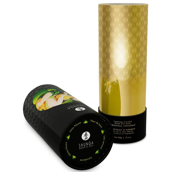 Sól do kąpieli Shunga Oriental Crystals, 100% z Morza Martwego, Kwiat Lotosu