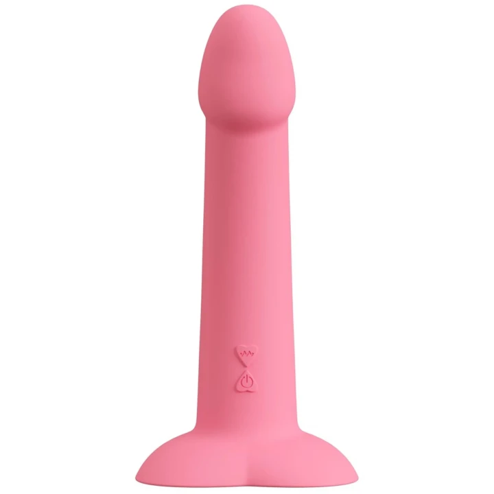 Wibrator You2Toys Heart Guy Pink, wodoodporny, 10 trybów wibracji, silikonowy