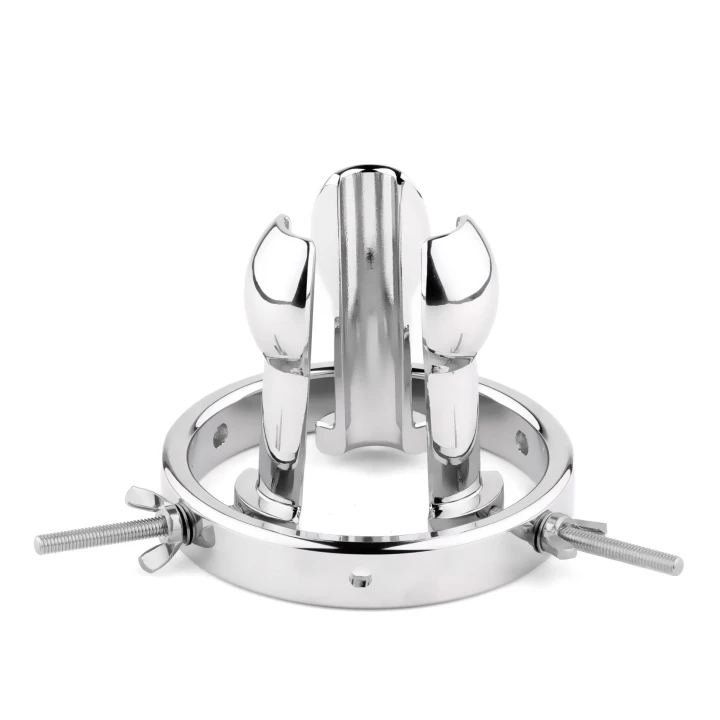 Metalowy rozpieracz analny Fetish Series — mechanizm regulacji, średnica 4/10 cm