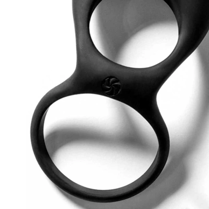 Pierścień wibrujący - Daydream, silikon, 2 pierścienie, czarny, dla mężczyzn