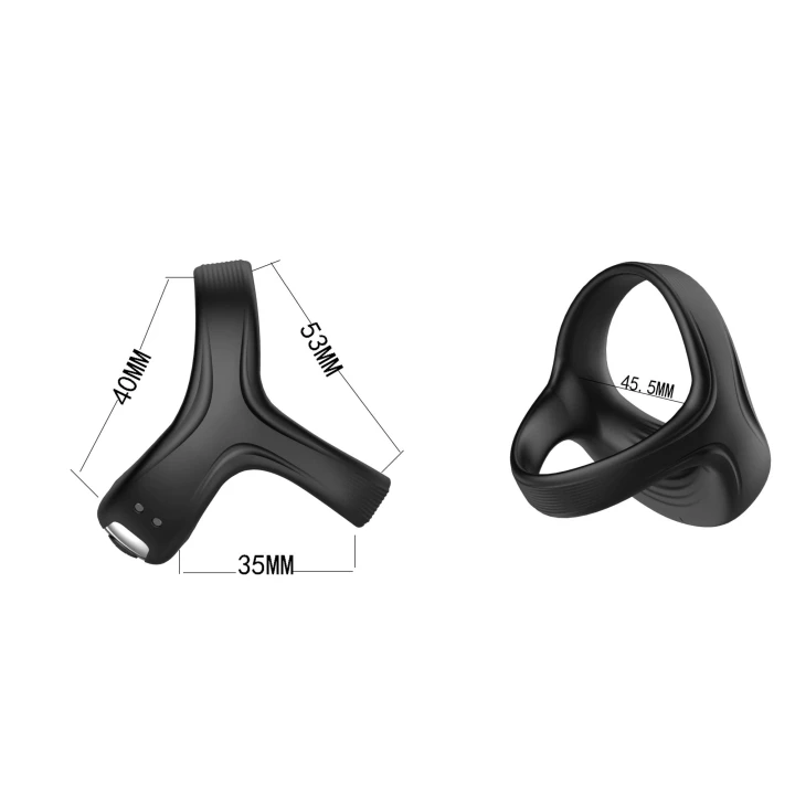 Pierścień wibracyjny - Ładowalny, Rozciągliwy, Wiele trybów wibracji