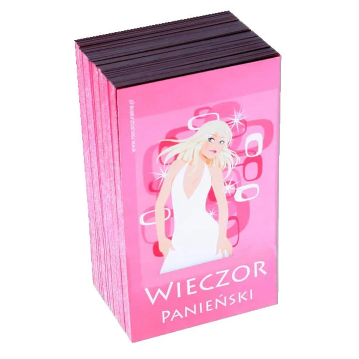 Karty do Gry na Wieczór Panieński - Zestaw 10 Zadań w Pudełku 8x12 cm