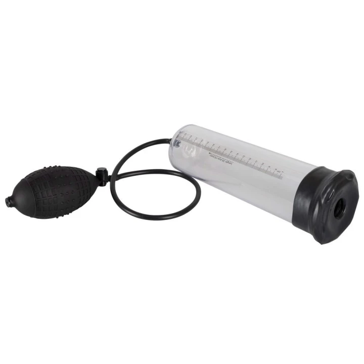Pompka próżniowa do penisa MB Professionals z miarką 25 cm, silikonowy mankiet