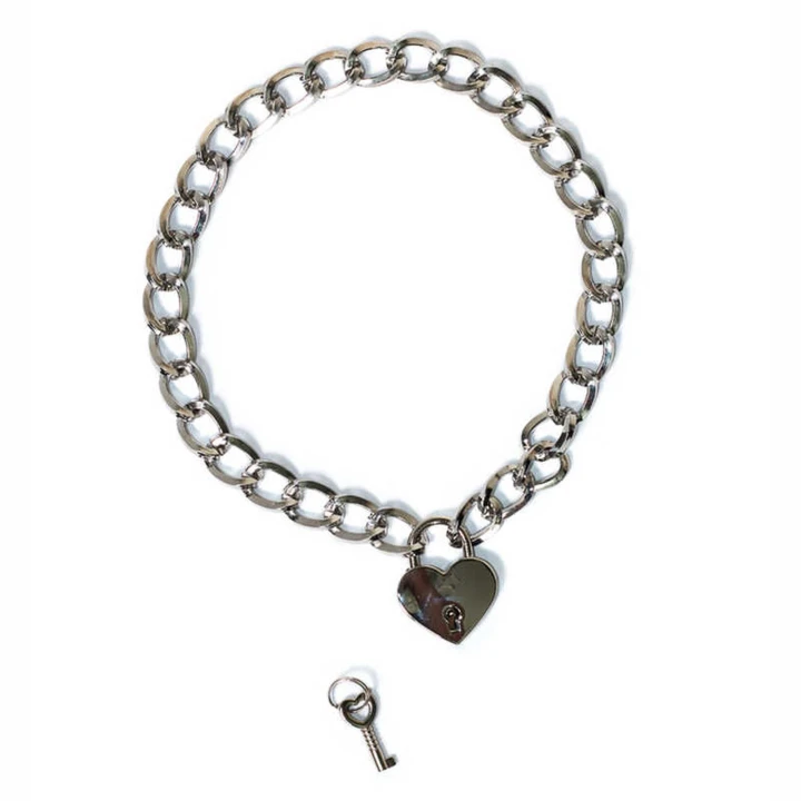 Wiązania BDSM - The Collar Party, metalowy, uniwersalny, srebrny