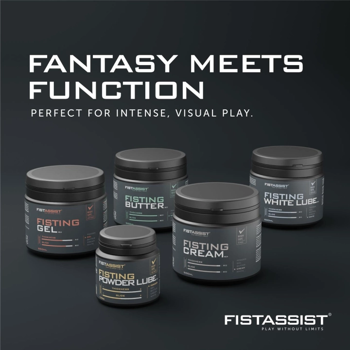 Lubrykant do fistingu Fist Assist – biały, gęsty żel 500 ml, długotrwały poślizg