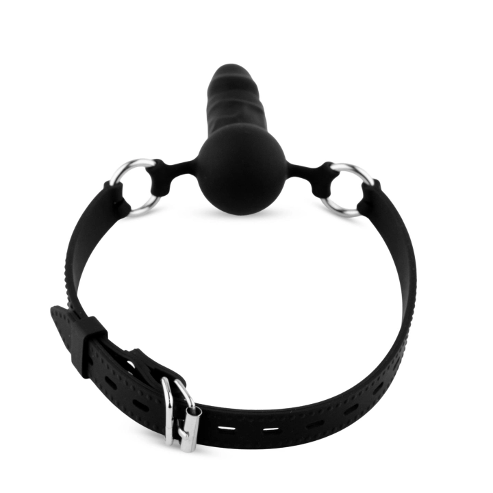 Ball Gag (kaganiec ustny) Silicone Series – silikonowa kulka 3,8 cm, regulowany pasek