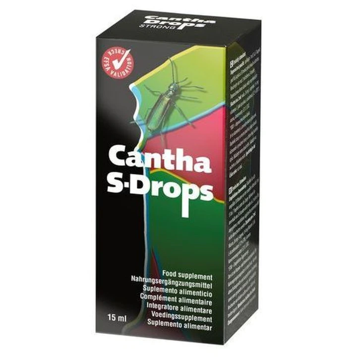 Krople potencjalne Cantha Drops Strong - Wsparcie libido, poprawa erekcji, witalność