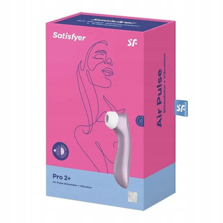 Masażer Łechtaczki Satisfyer Pro 2+ | 16,5 cm | 11 Trybów Intensywności Fioletowy