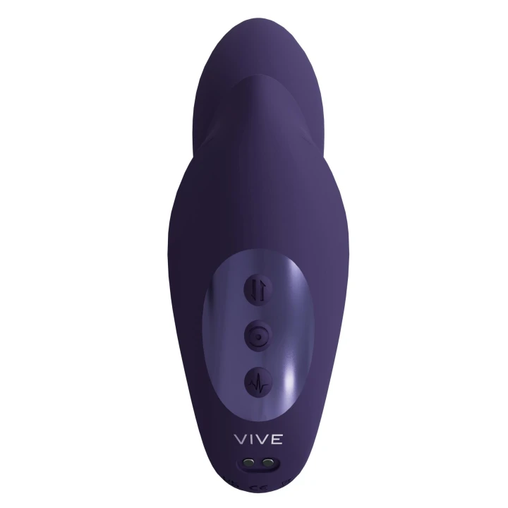 Wibrator G-Spot VIVE Yuki - 2 silniki, masaż koralikami, silikon medyczny, wodoodporny