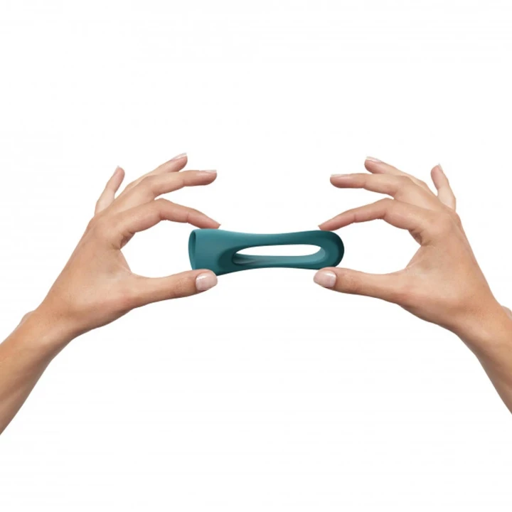 Podwójny pierścień na penisa FLUX - 100% silikon, wodoodporny, ultra miękki