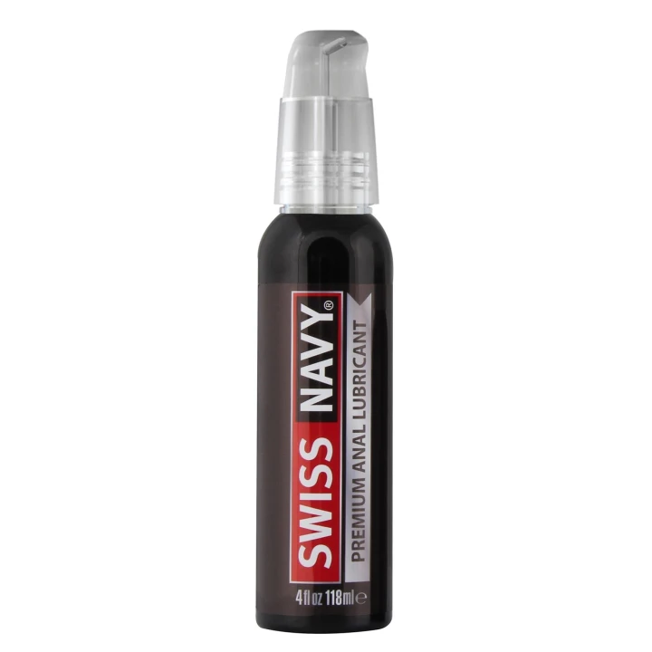 Lubrykant analny silikonowy Swiss Navy® - 4 fl oz, długotrwały, z witaminą E
