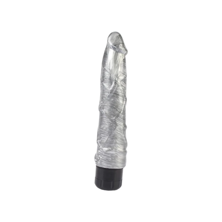 Dildo Pleasure Ranger-Silver, Natural PVC, Realistyczny design, 22.5 cm