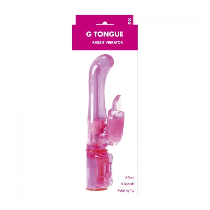 Wibrator typu króliczek Rabbit, stymulacja łechtaczki, 5 trybów wibracji, różowy