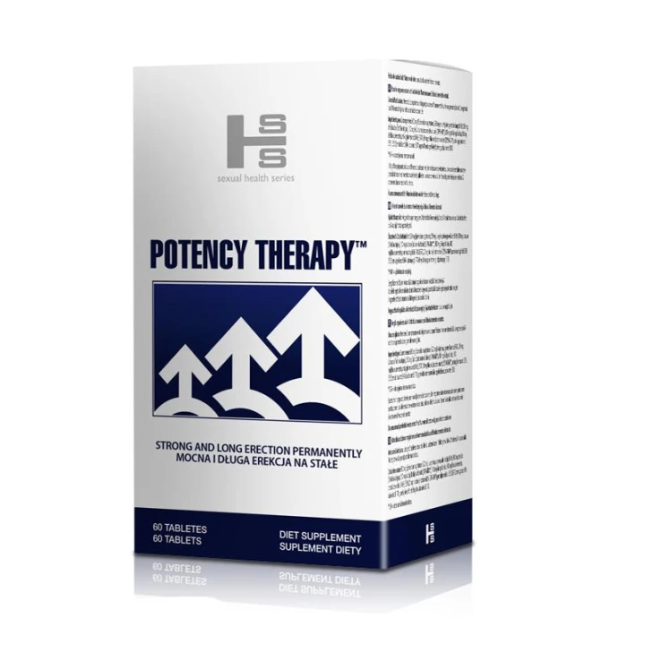 Suplement diety - Potency Therapy 60 tab. - Blokuje PDE-5, Wzmacnia libido, Poprawia erekcję