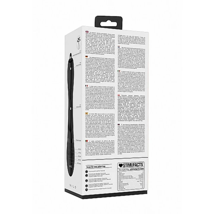 Wibrator łechtaczkowy Nilo - 3 silniki, 10 funkcji, wodoodporny 100% silikon