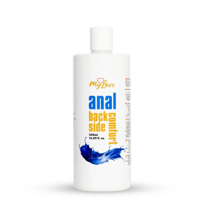 Żel intymny MyLove Anal – 500 ml, miętowy aromat, długotrwały poślizg.