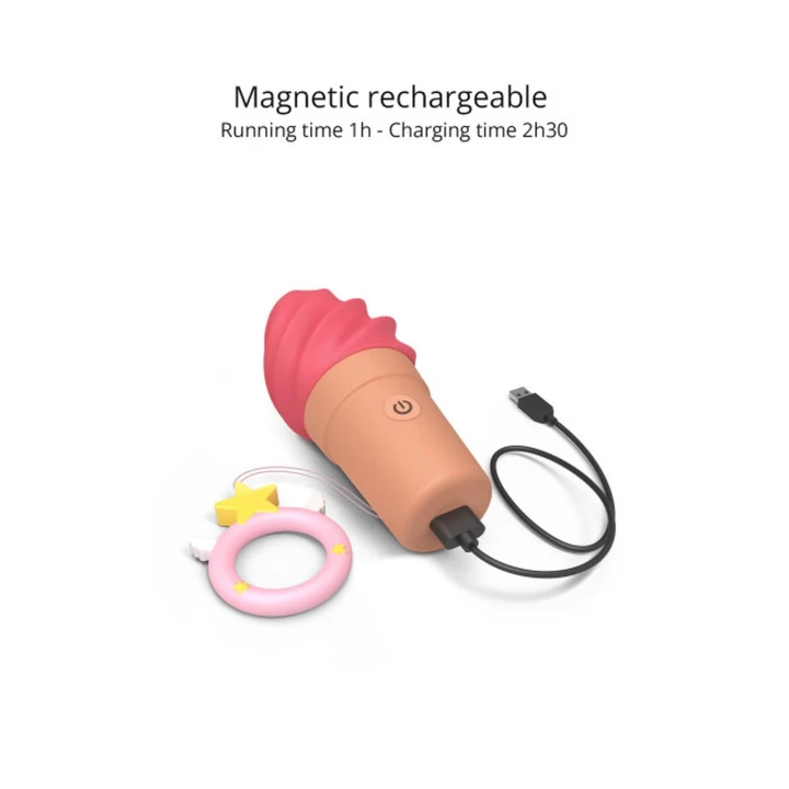 Wibrator do punktu G Cand'ice - silikonowy, wodoodporny, 10 trybów wibracji